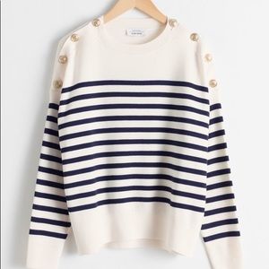 & Other Stories Stripe Sweater